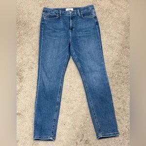Free People High Rise Skinny Jeans